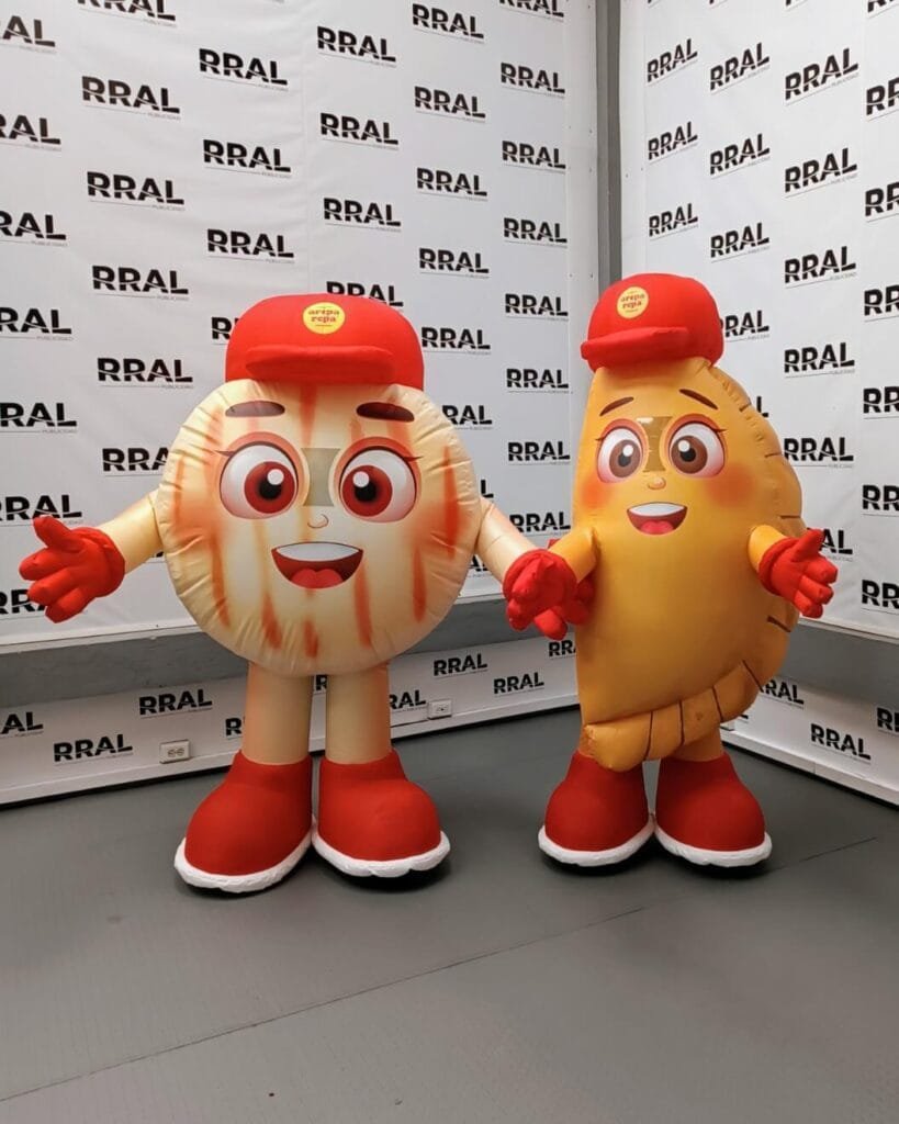 Disfraces de arepa y empanada