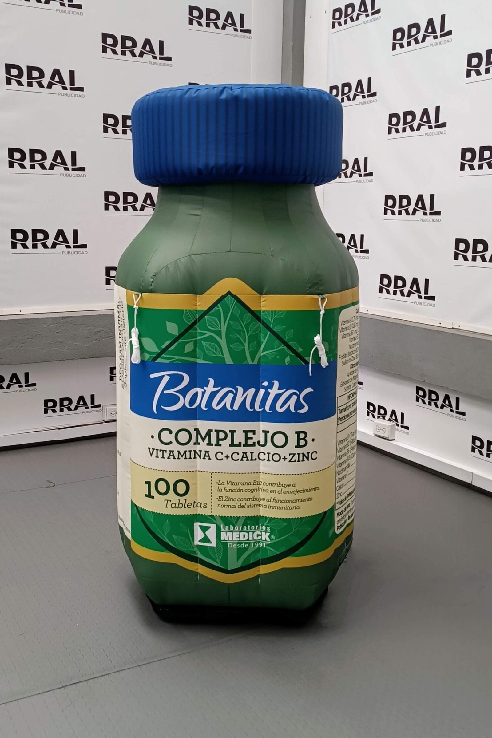 Frasco de complejo b botanitas