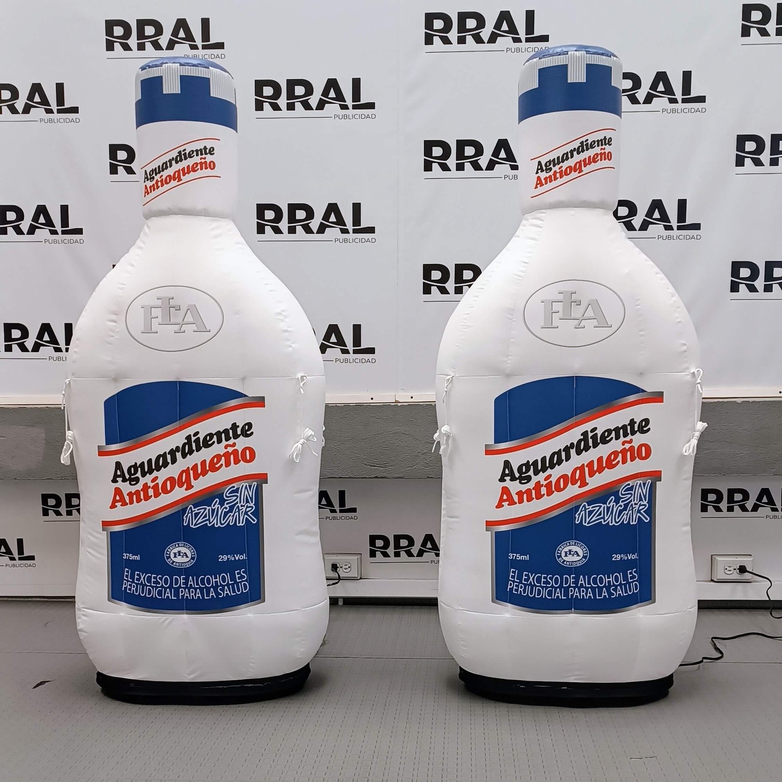 Botella de aguardiante antioqueño