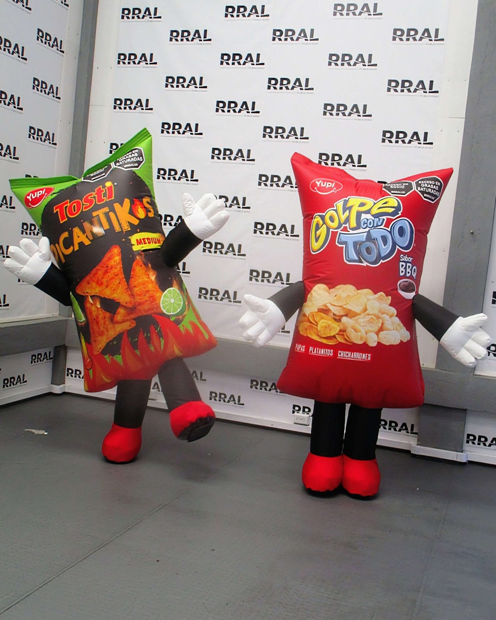 Disfraces de paquete de papas