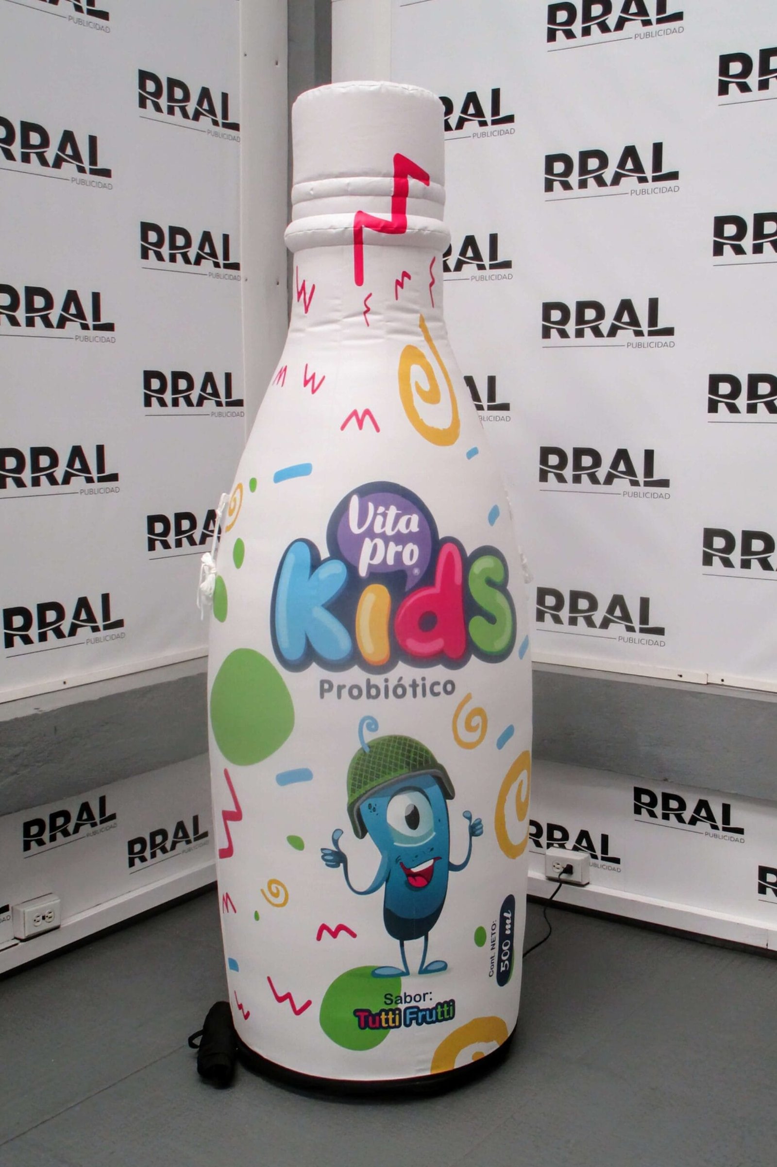 Botella de bebida probiotica