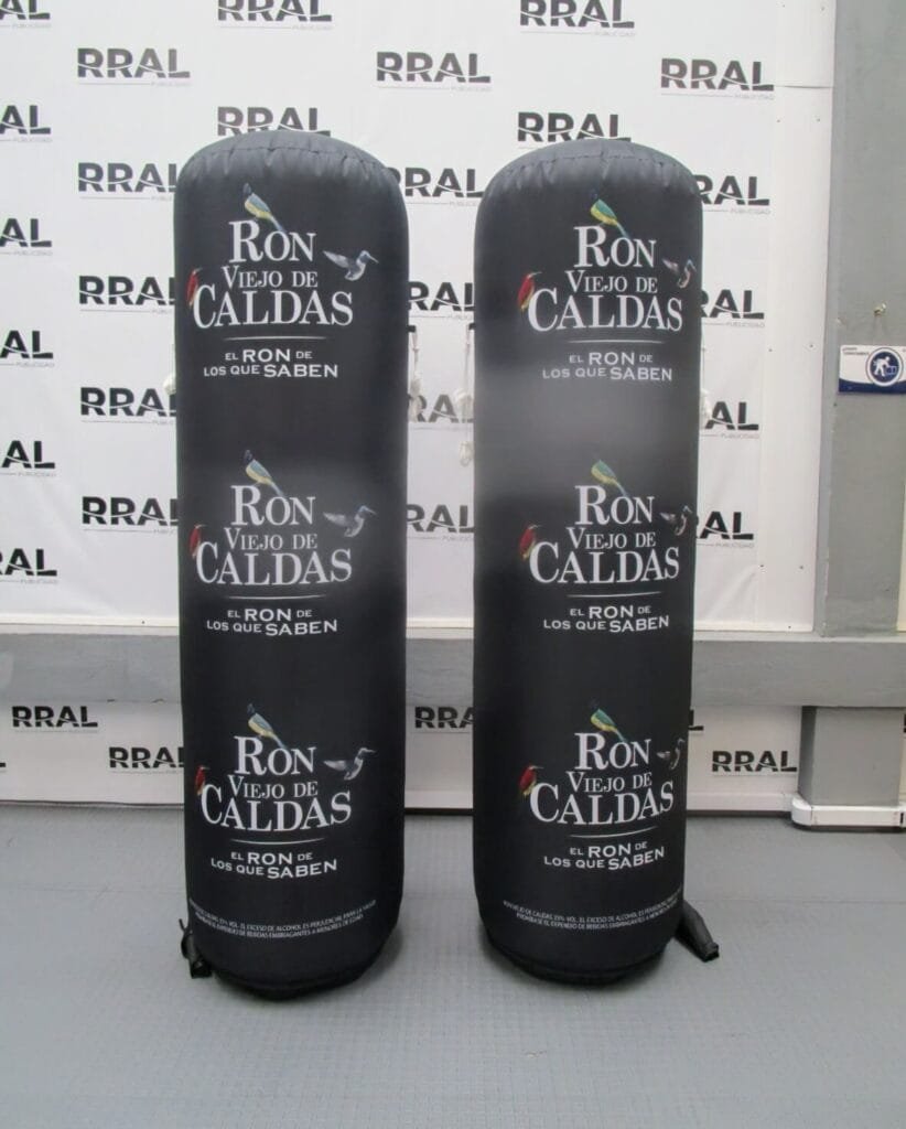 Cilindro negro de ron caldas