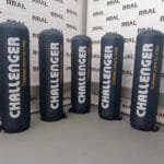 Cilindros Inflables Publicitarios 18 Cilindro azul oscuo de challenger